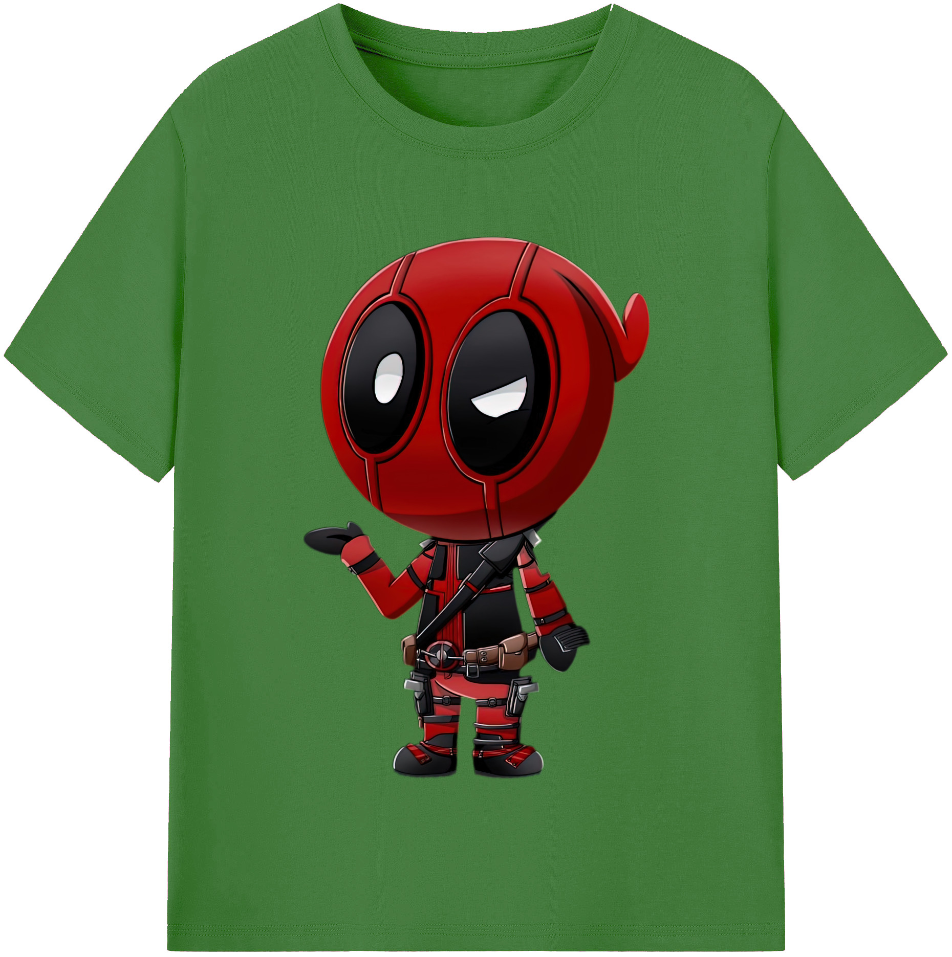 （画像用） Deadpool デッドプール レディースカジュアルプリントTシャツ（綿100％）